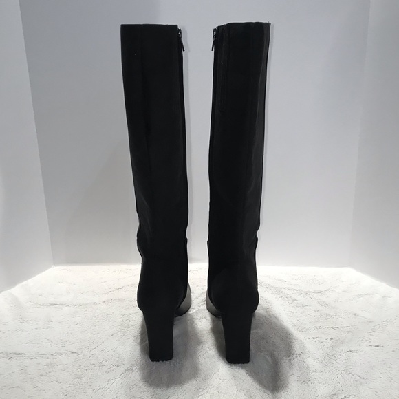 Attitude Faux Leather Heeled Boots Size 8 - Picture 5 of 10